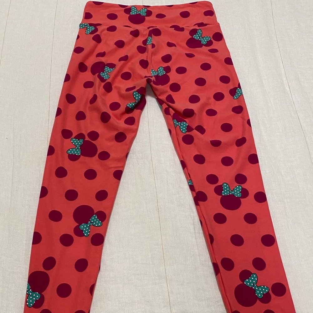 Lularoe Minnie Mouse Super Stretch Leggings